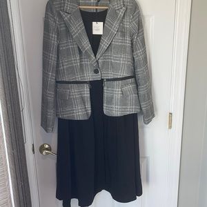 Blazer midi dress
